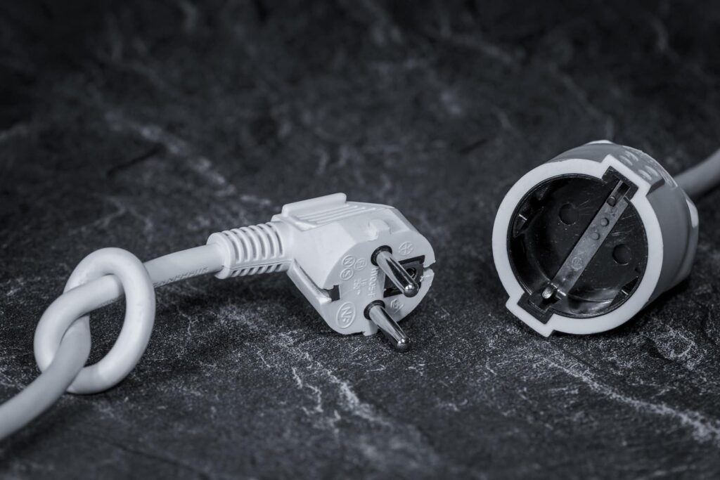 Stecker und Kupplung